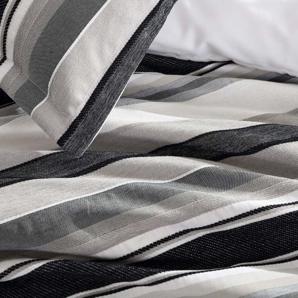 Colby Steel Quilt Cover Set by Private Collection Online