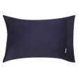 400TC Egyptian Cotton Sateen NAVY Standard Pillowcase by Logan and Mason Platinum Online Hot Sale