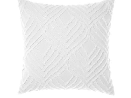 Palm Springs White European Pillowcase by Linen House Sale