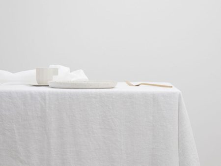 Venice Pure Linen Tablecloth Range WHITE by RANS Online Sale