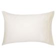 400TC Egyptian Cotton Sateen VANILLA Standard Pillowcase by Logan and Mason Platinum For Sale