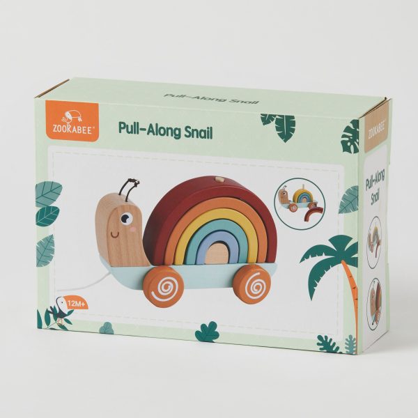 Pull Along Snail by Zookabee Sale