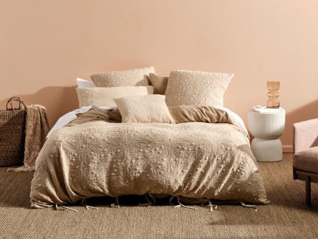 Abigail Sand Quilt Cover Set by Linen House Fashion