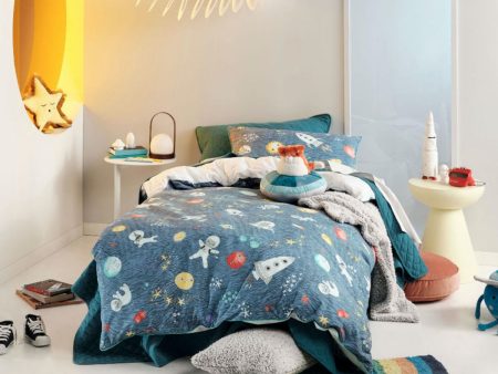 Space Race Quilt Cover Set by Hiccups Hot on Sale