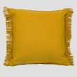 Piper Ochre Cushion 50 x 50cm by Logan and Mason on Sale