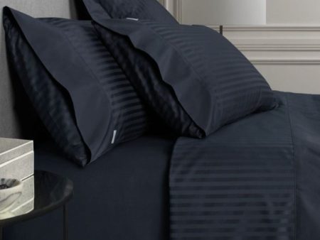 1200TC Millennia Fitted Sheet MIDNIGHT by Sheridan Hot on Sale