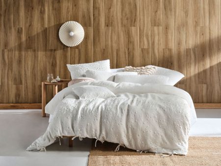 Abigail White Quilt Cover Set by Linen House Sale