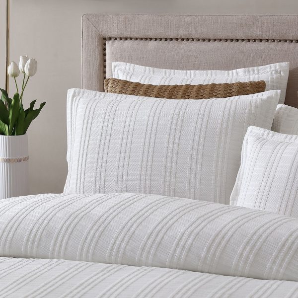 Winton White Quilt Cover Set by Private Collection Online Hot Sale