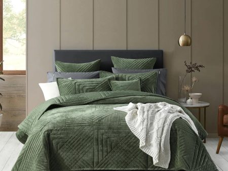 Bianca Samatra Olive Coverlet Set Olive For Discount