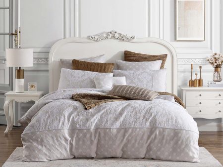 Chantilly Linen Quilt Cover Set by Private Collection on Sale