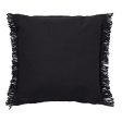 Piper Black Cushion 50 x 50cm by Logan and Mason For Discount