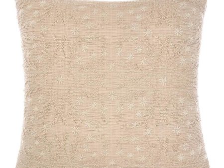 Abigail Sand European Pillowcase by Linen House Fashion