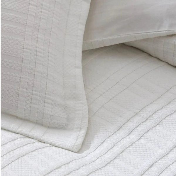 Winton White Quilt Cover Set by Private Collection Online Hot Sale