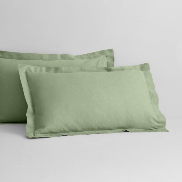 Abbotson Cactus Linen Tailored Pillowcase Pair by Sheridan Discount