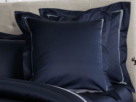 1200TC Palais Lux Midnight Tailored European Pillowcases by Sheridan Fashion