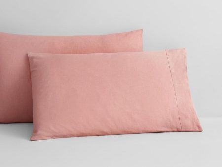 Abbotson Granita Linen Standard Pillowcase Pair by Sheridan on Sale