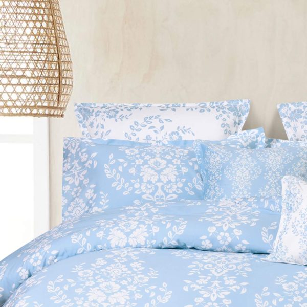 Ravello Blue European Pillowcase by Bianca Fashion