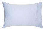 400TC Egyptian Cotton Sateen WEDGWOOD Standard Pillowcase by Logan and Mason Platinum Online now