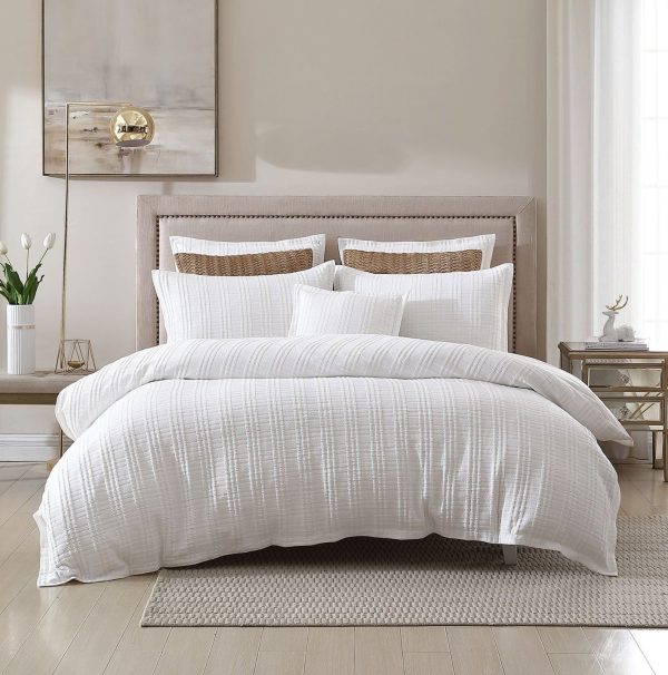 Winton White Quilt Cover Set by Private Collection Online Hot Sale