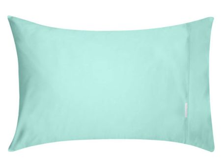 400TC Egyptian Cotton Sateen MIST Standard Pillowcase by Logan and Mason Platinum Sale