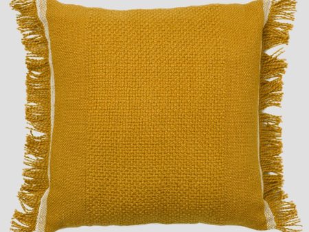 Piper Ochre Cushion 50 x 50cm by Logan and Mason on Sale