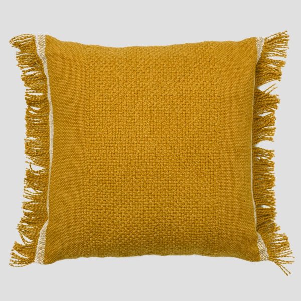 Piper Ochre Cushion 50 x 50cm by Logan and Mason on Sale