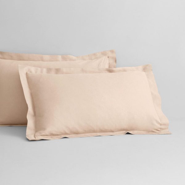 Abbotson Buff Linen Tailored Pillowcase Pair by Sheridan For Cheap