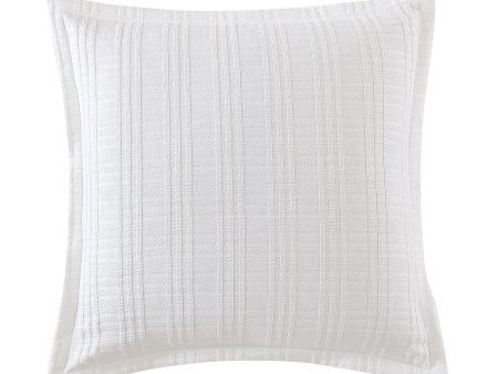 Winton White European Pillowcase by Private Collection For Cheap