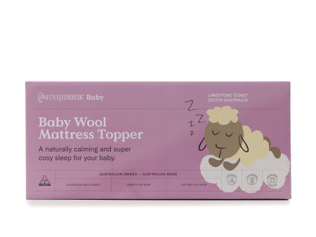 MiniJumbuk Baby Wool Cot Mattress Topper Fashion