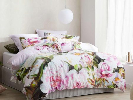 Addie Pink Quilt Cover Set by Logan & Mason Sale