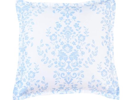 Ravello Blue European Pillowcase by Bianca Fashion