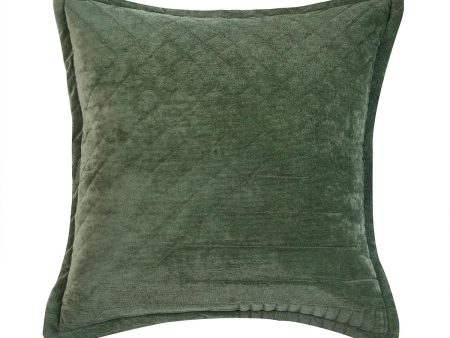 Bianca Samatra Square Cushion Olive For Cheap