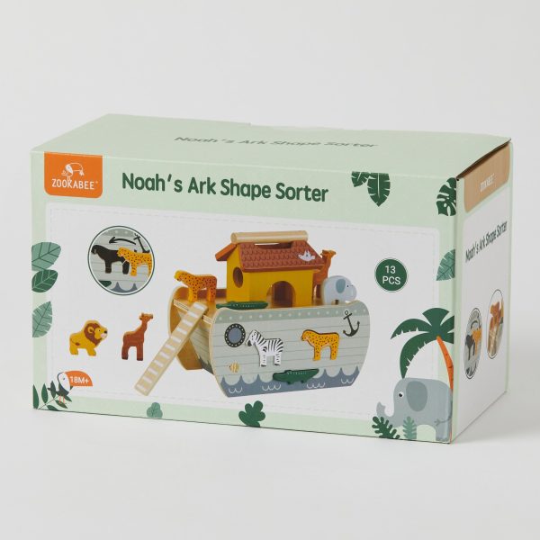 Noah s Ark Shape Sorter by Zookabee on Sale