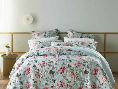 Charlene Blue Bedspread by Bianca For Discount