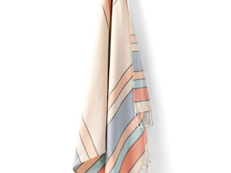 Hammam MERA MULTI Beach Towel 100 x 180cm by Linen House Discount