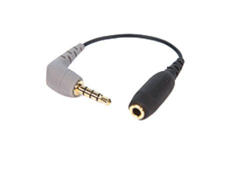 RODE SC4 3.5mm TRS Female to 3.5mm Right-Angle TRRS Male Adapter Cable for Smartphones Online Sale