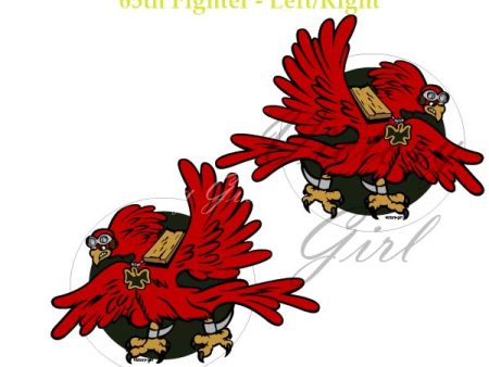 65th Fighter Squadron Insignia Vinyl Decal Sticker Online Sale