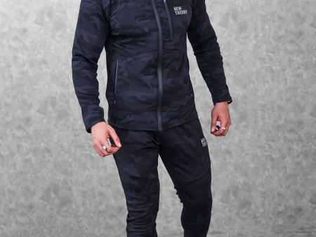 Camo performance Tracksuit- Black Fashion