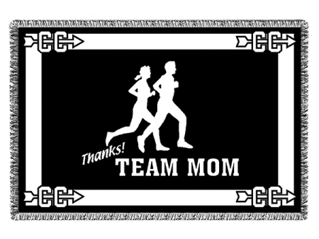 THANKS! Team Mom Woven Blankets Hot on Sale