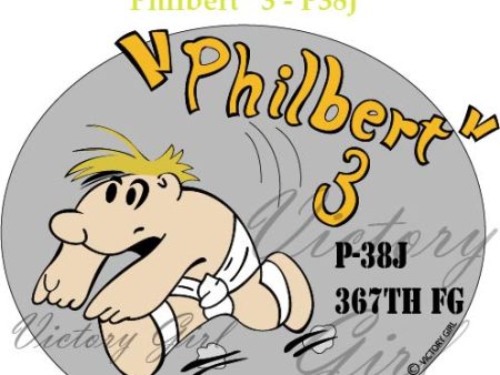 Philbert P-38 Vinyl Decal Sticker Supply