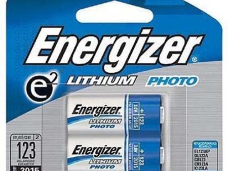 Energizer 123 (CR123) 3V Lithium Battery (2-Pack) For Cheap