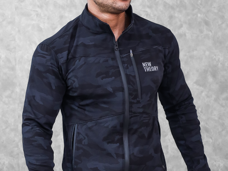 Camo Performance Jacket- Black Sale