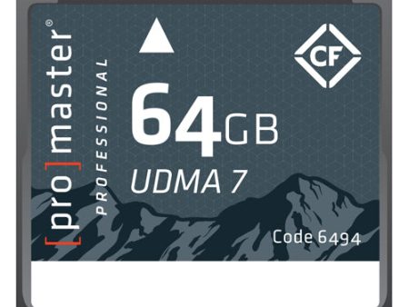 Promaster Rugged 64GB Compact Flash Memory Card For Discount