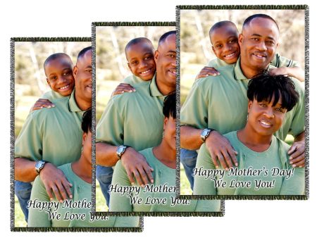 Extra Large Woven Photo Blankets - Volume Discounts Online Sale