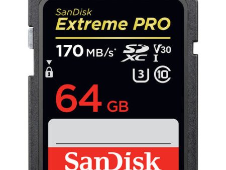 SanDisk Extreme PRO SDXC UHS-I 64GB (170 MB s) Online