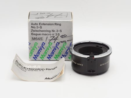 USED Mamiya Auto Extension Ring No. 3-S Hot on Sale