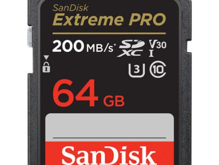 SanDisk Extreme PRO SDXC UHS-I 64GB (200 MB s) Supply