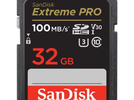 SanDisk Extreme PRO SDHC UHS-I 32GB (100 MB s) Discount