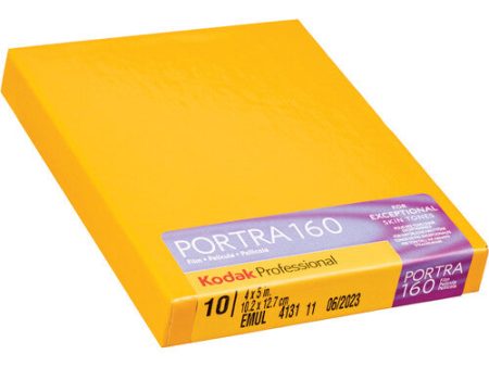 Kodak PORTRA 160 Color Film (4 x 5 , 10 Sheets) Supply