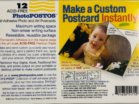 Photo Post 4 x6  Self-Adhesive Photo & Art Cards For Cheap